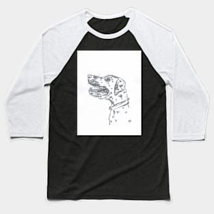 Dalmatian in charcoal Baseball T-Shirt